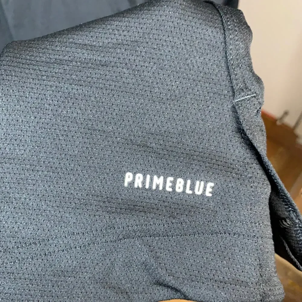 Adidas Primeblue Men's Black Short Sleeve Shrits Size M